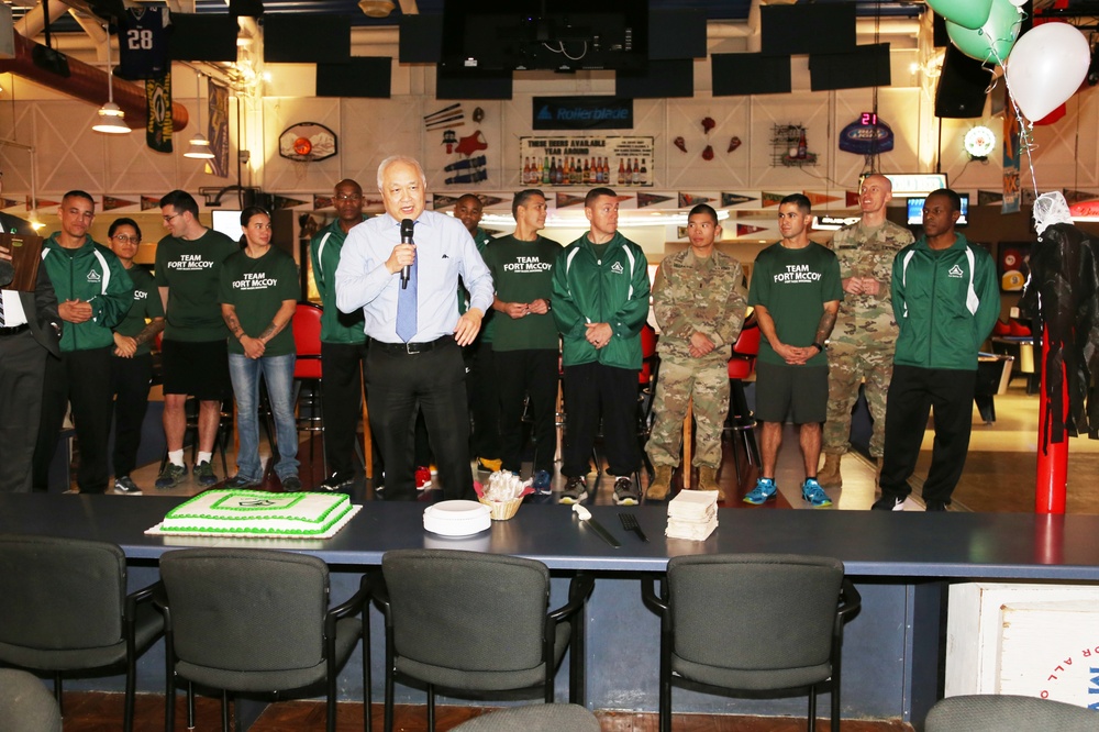 Fort McCoy recognizes Army Ten-Miler team with welcome home ceremony