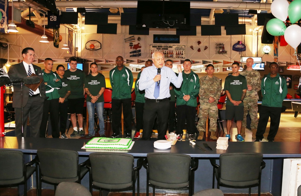 Fort McCoy recognizes Army Ten-Miler team with welcome home ceremony