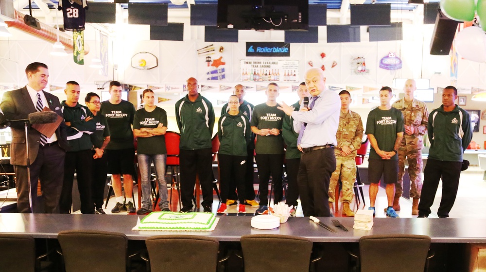 Fort McCoy recognizes Army Ten-Miler team with welcome home ceremony