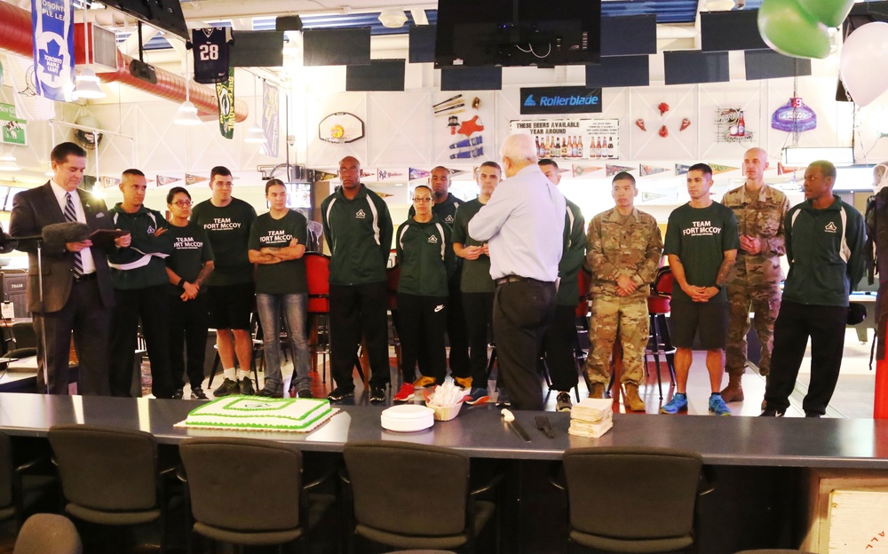 Fort McCoy recognizes Army Ten-Miler team with welcome home ceremony