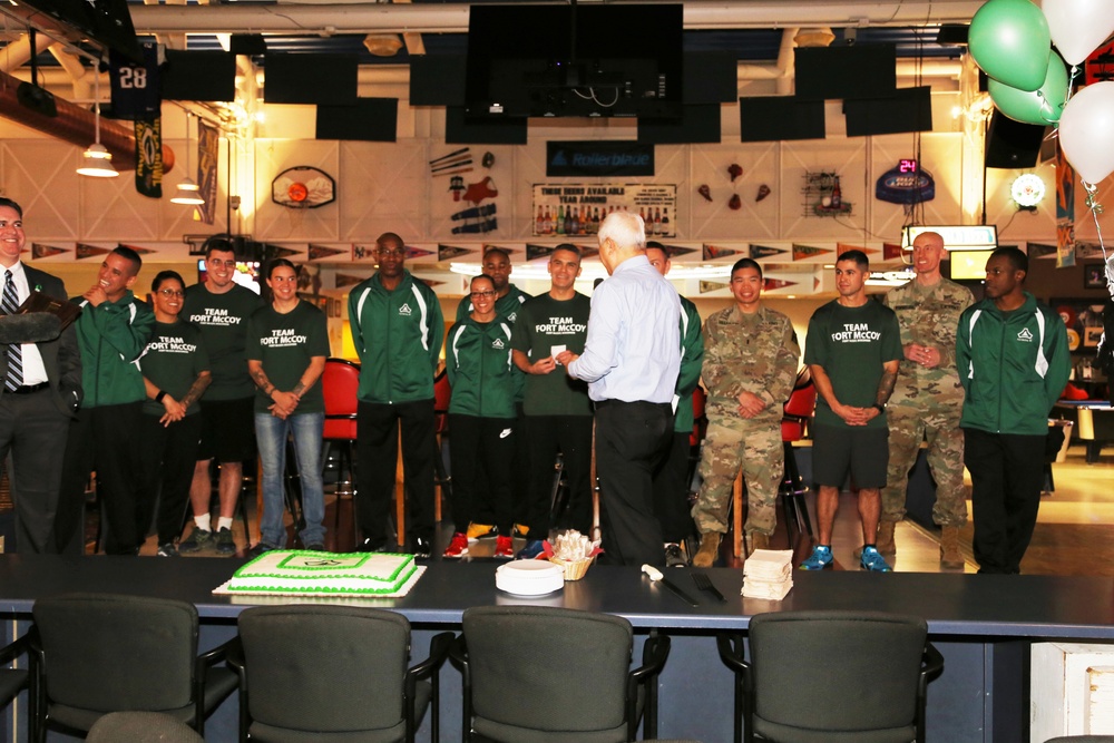Fort McCoy recognizes Army Ten-Miler team with welcome home ceremony