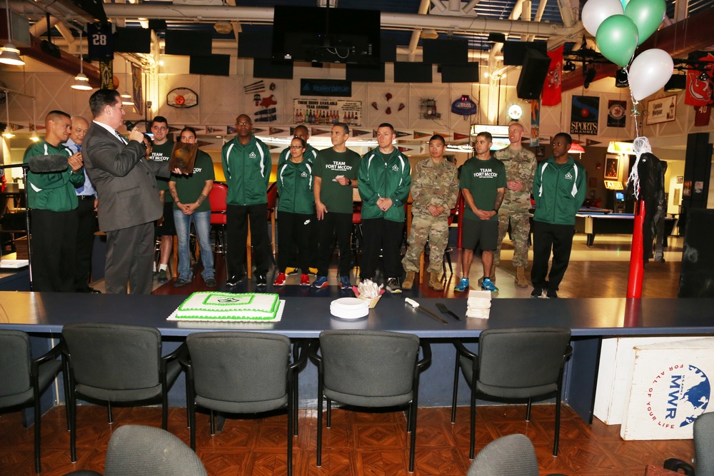 Fort McCoy recognizes Army Ten-Miler team with welcome home ceremony