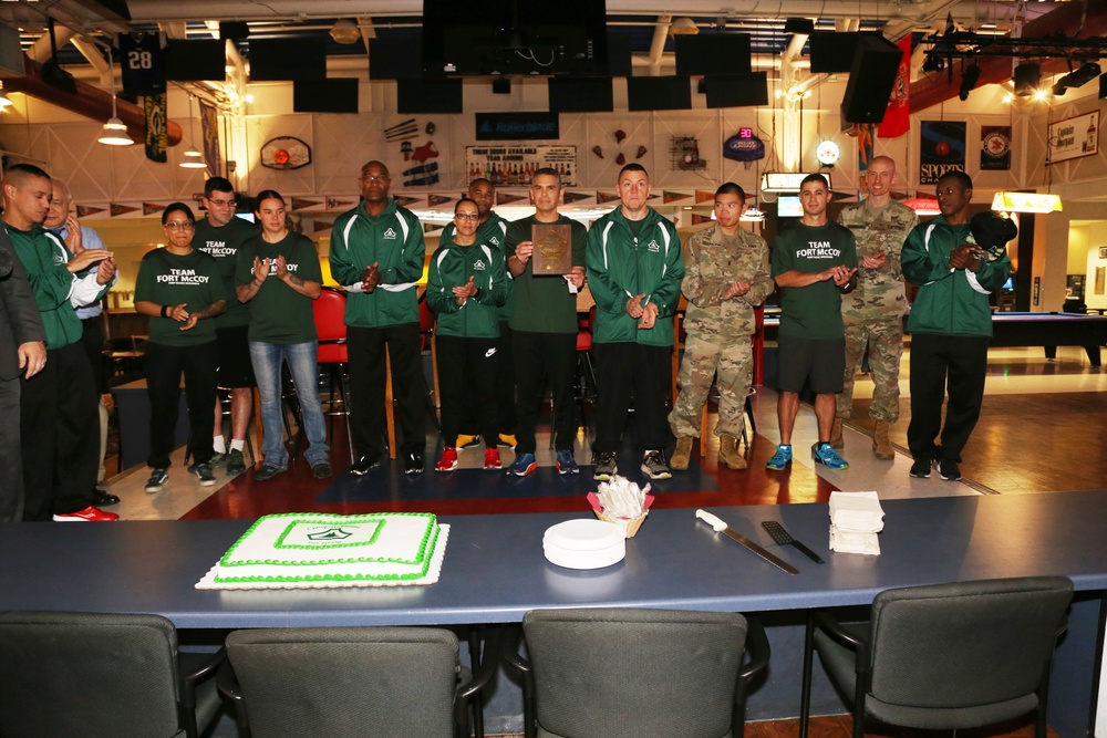 Fort McCoy recognizes Army Ten-Miler team with welcome home ceremony
