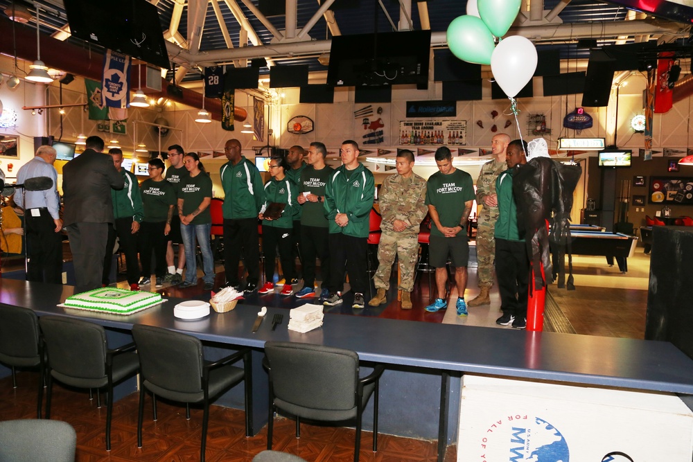 Fort McCoy recognizes Army Ten-Miler team with welcome home ceremony
