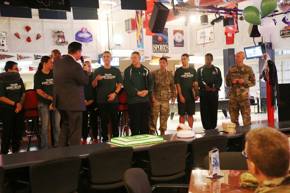 Fort McCoy recognizes Army Ten-Miler team with welcome home ceremony