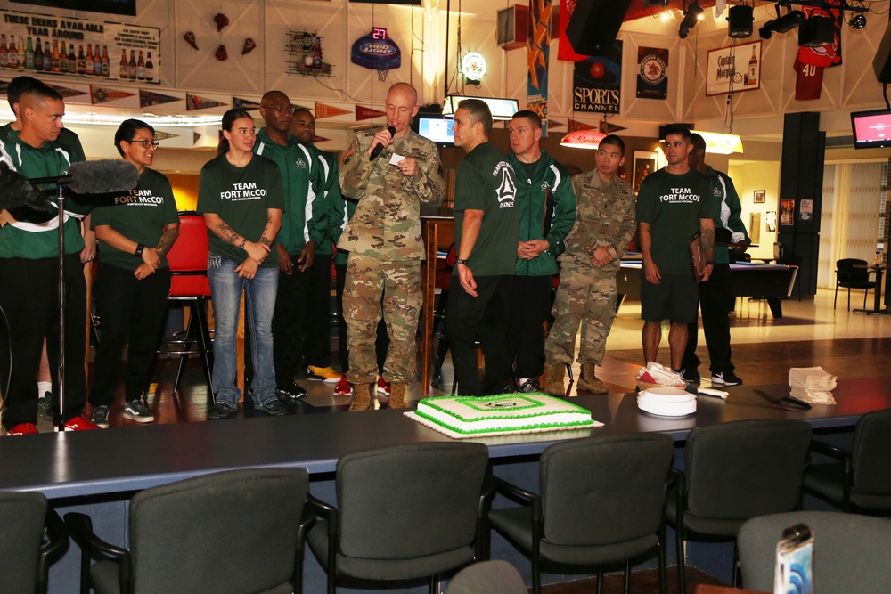 Fort McCoy recognizes Army Ten-Miler team with welcome home ceremony