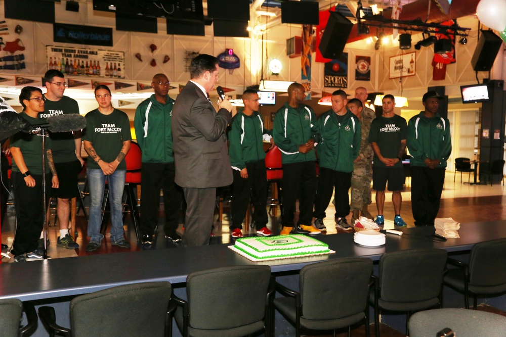Fort McCoy recognizes Army Ten-Miler team with welcome home ceremony