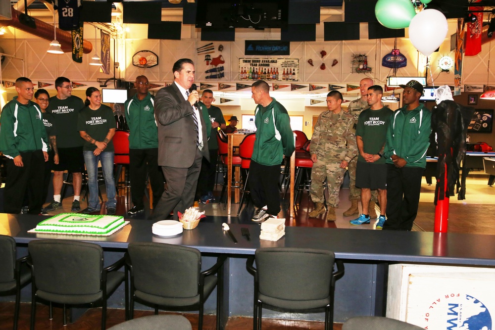 Fort McCoy recognizes Army Ten-Miler team with welcome home ceremony