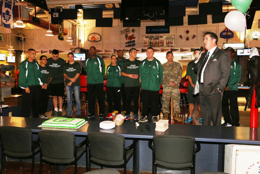 Fort McCoy recognizes Army Ten-Miler team with welcome home ceremony