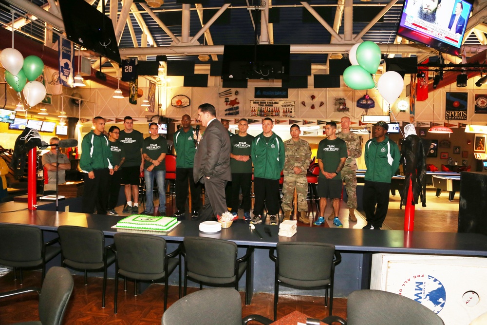 Fort McCoy recognizes Army Ten-Miler team with welcome home ceremony