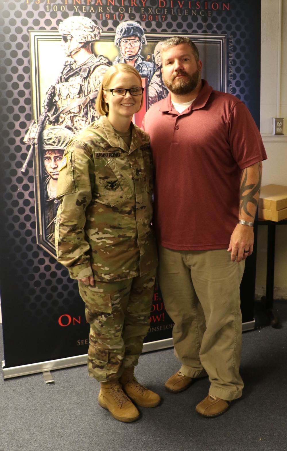 Staff Sgt Armstrong and Husband