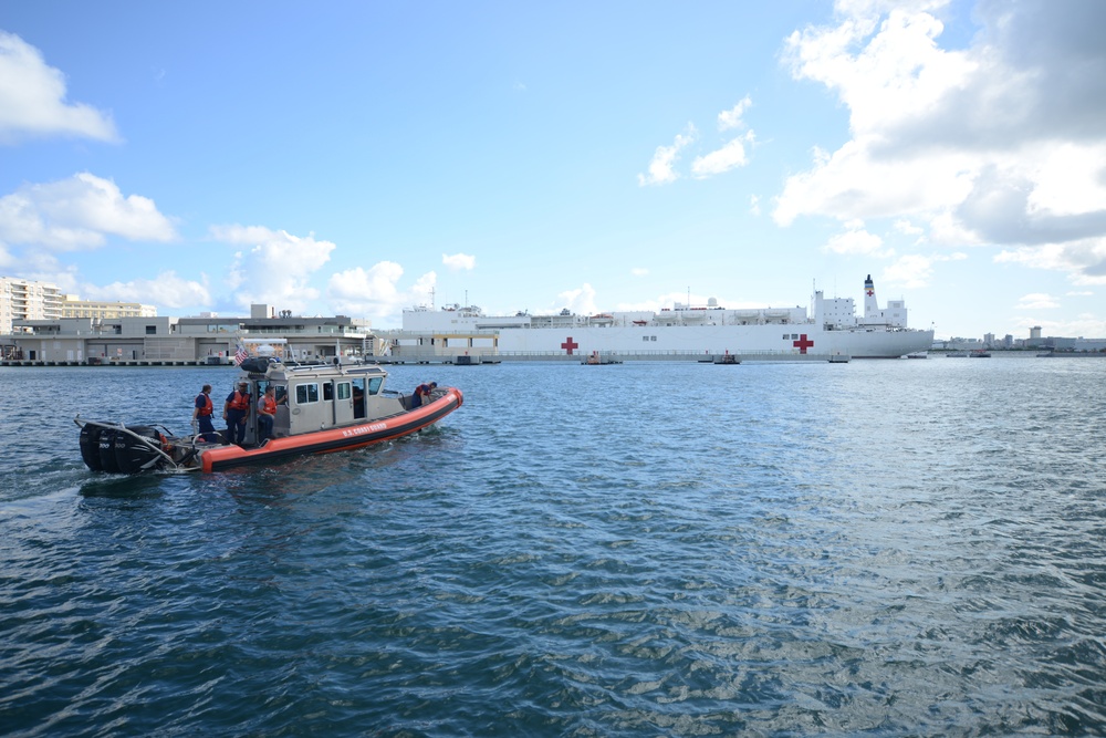 Puerto Rican actor Esai Morales visits Coast Guard Sector San Juan