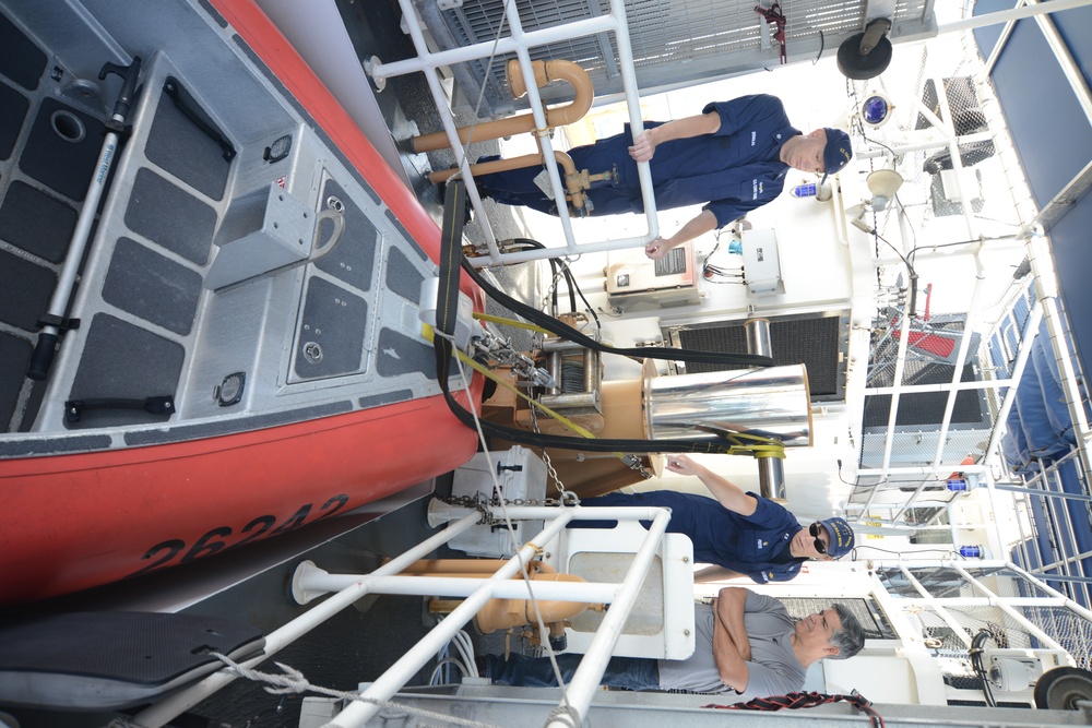 Puerto Rican actor Esai Morales visits Coast Guard Sector San Juan