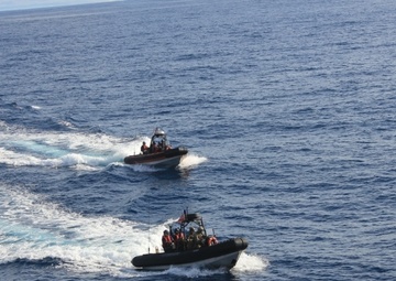 Coast Guard deploys interceptor boats during counter-smuggling patrol