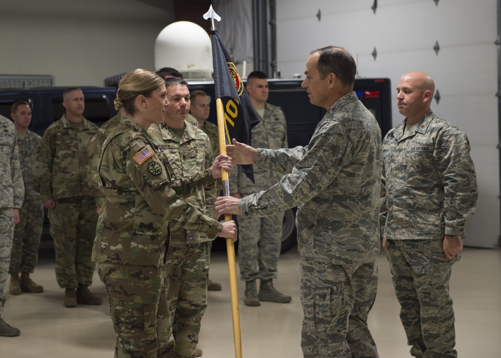 Maj. Vincelli relinquishes command to Maj. Taylor