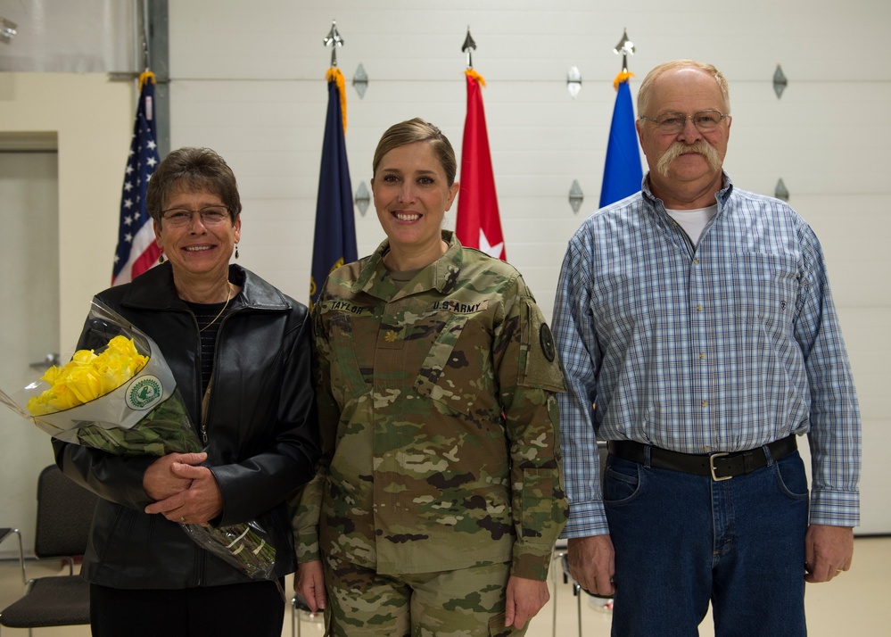 Maj. Vincelli relinquishes command to Maj. Taylor