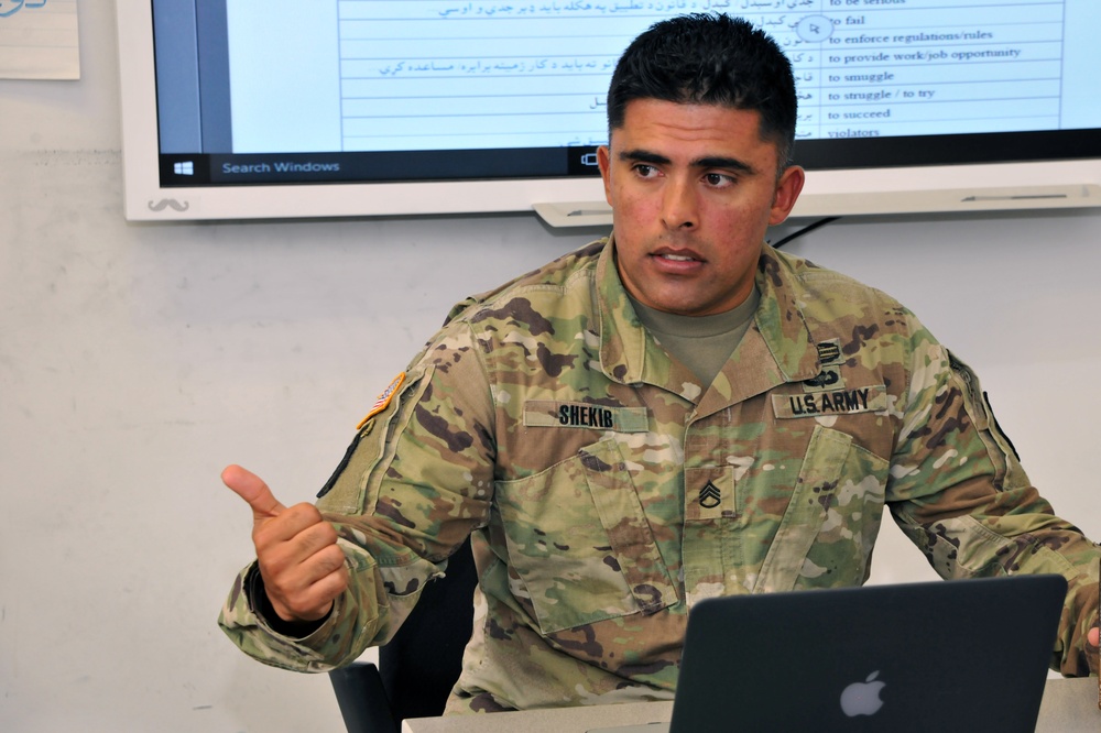 Soldier-linguist and Afghan native fulfills his American Dream