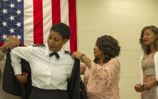 First African American Female promted to CWO-5 in th eInformation Warfare Community