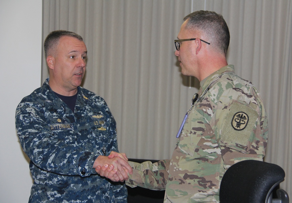 NHB commander tours Madigan, discuss partnership opportunities