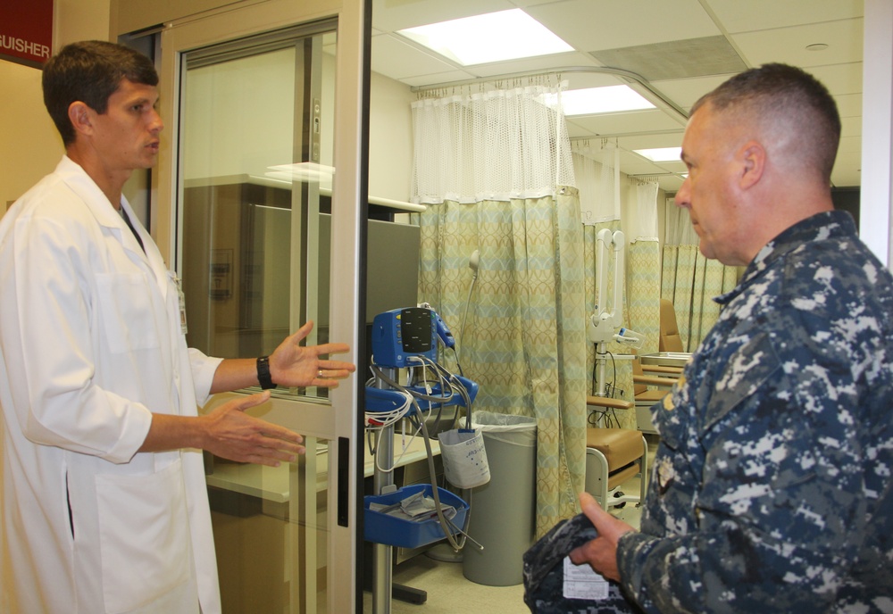 NHB commander tours Madigan, discuss partnership opportunities