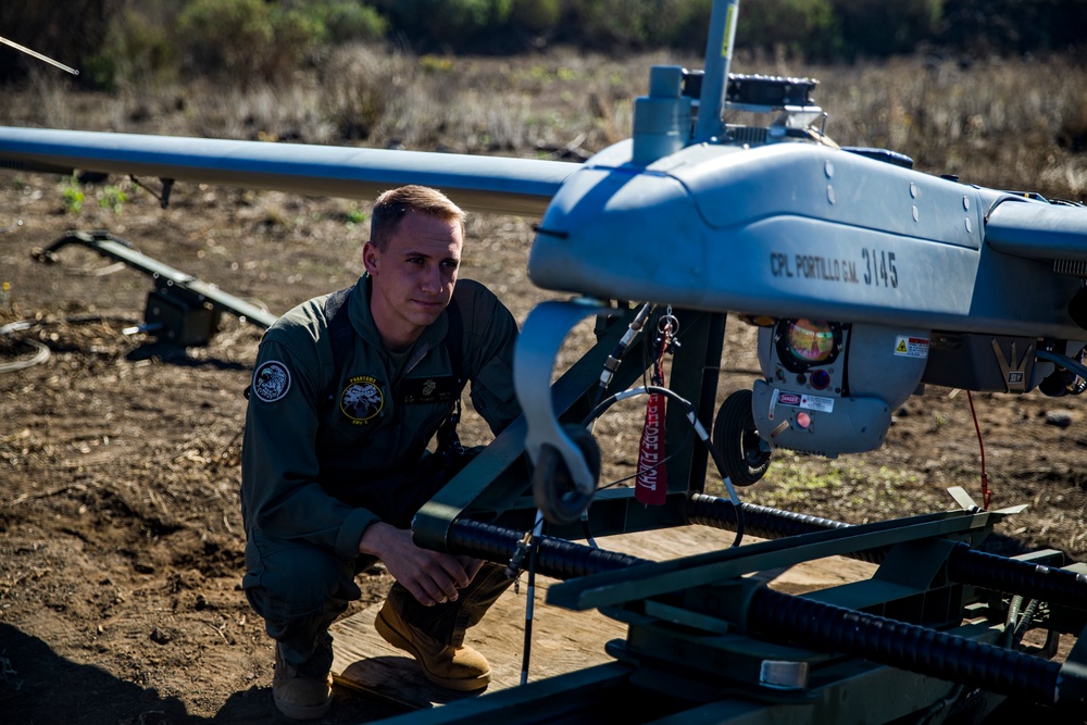 Marine Unmanned Aerial Vehicle Squadron 3 supports 2nd Battalion, 3rd Marines in Exercise Bougainville II