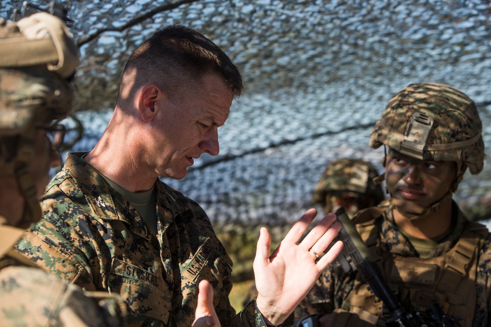 3rd Marine Regiment CO visits 2nd Battalion, 3rd Marines