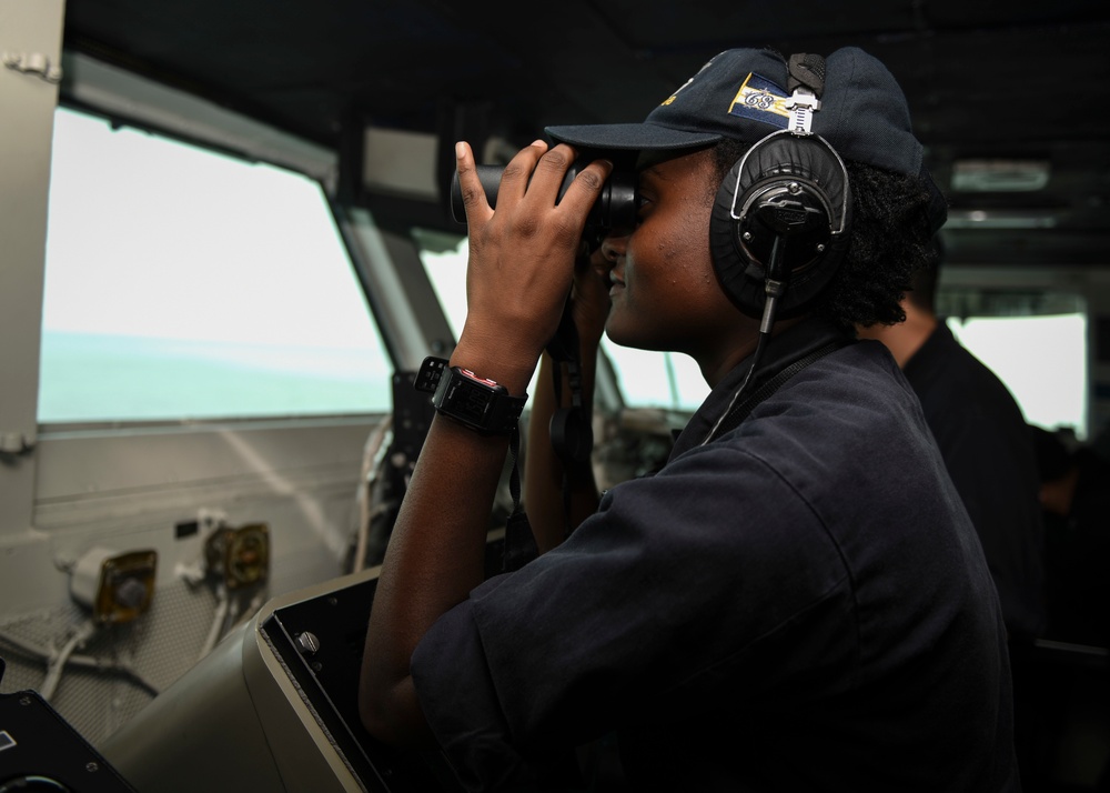 Sailor Stands Watch