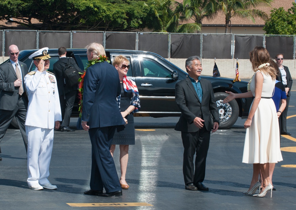 President Vists USPACOM