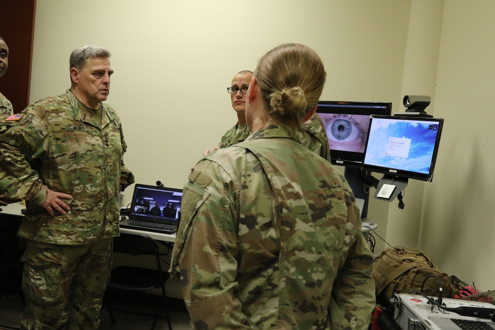 Army Chief of Staff visits Army Hospital in Humacao, Puerto Rico
