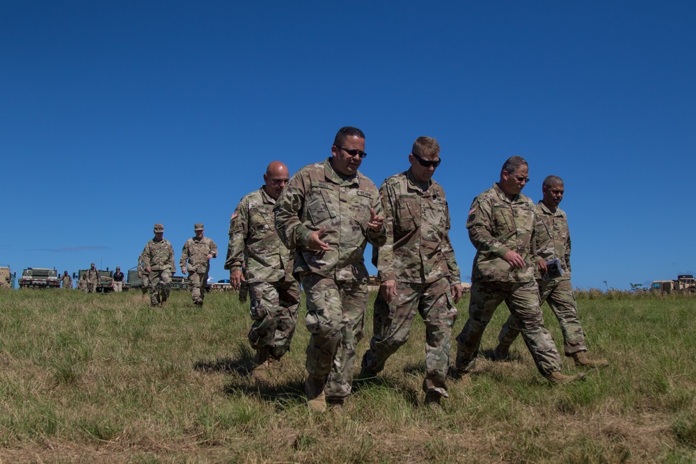 Lt. Gen. Buchanan Visits Troops Providing Relief in Puerto Rico