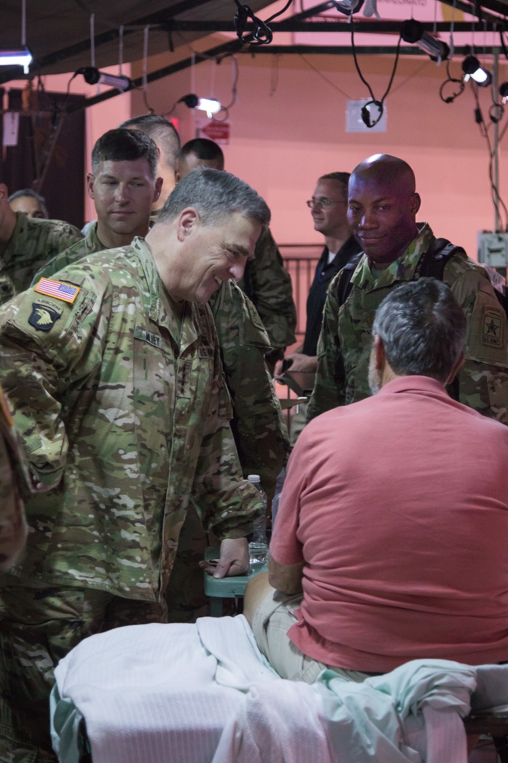 Gen. Milley Surveys Military Medical Response Following Hurricane Maria