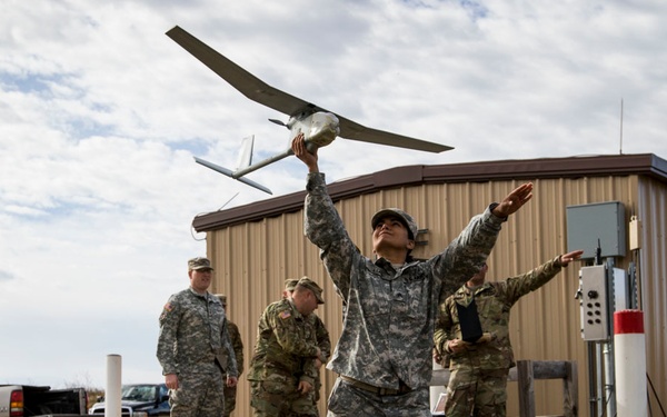 Army Reserve Soldiers take Raven by flight