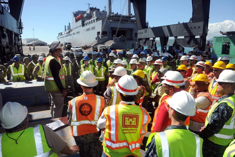 USNS Brittin arrives in PR with largest FEMA shipment yet