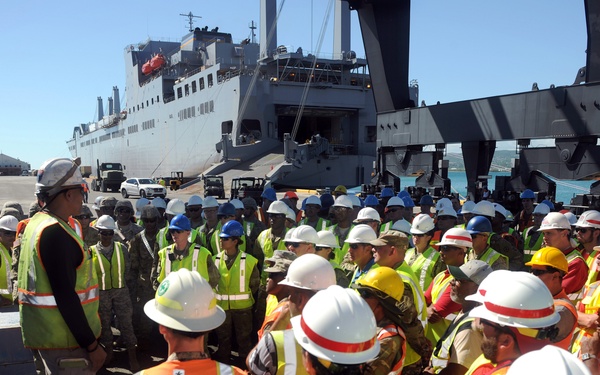 USNS Brittin arrives in PR with largest FEMA shipment yet