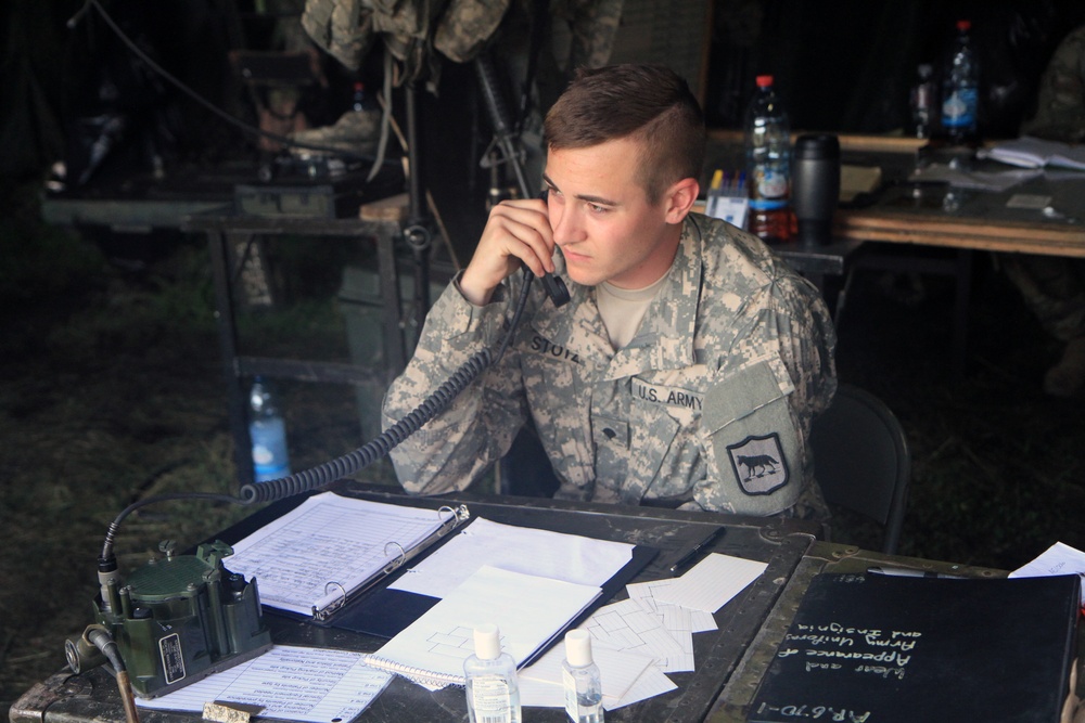 SD Guard artillery unit trains in Romania during Saber Guardian