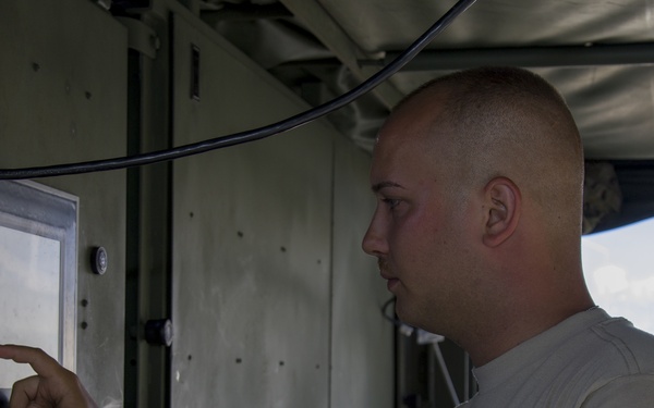 Soldier Operates LADS