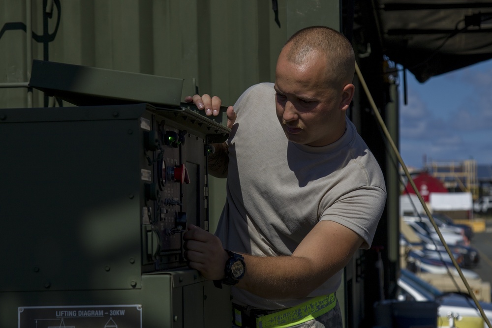 Soldier Maintains LADS