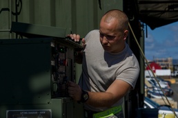 Soldier Maintains LADS