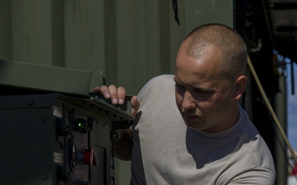 Soldier Maintains LADS