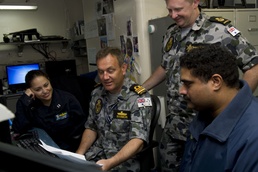 CSG11 Information Warfare Hosts Royal Australian Navy
