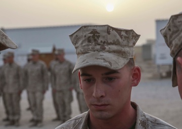 BLT 1/5 gains NCOs and a new member to the family