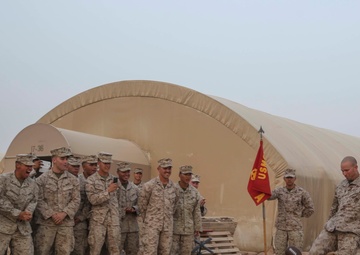 BLT 1/5 gains NCOs and a new member to the family