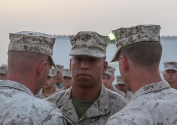 BLT 1/5 gains NCOs and a new member to the family