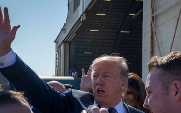 President Trump Visits Yokota