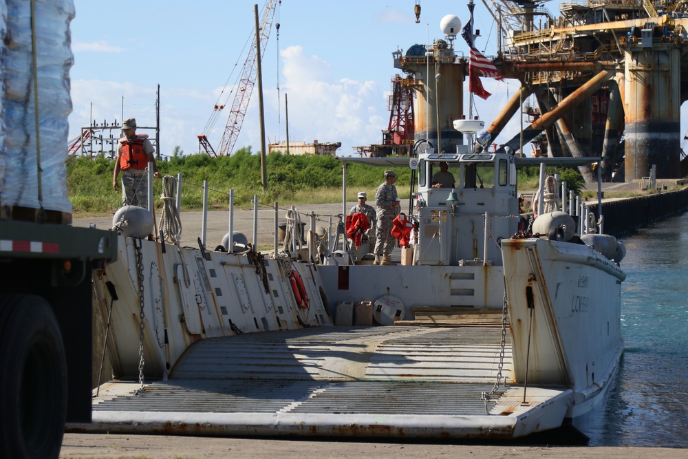 Soldiers Supply Vieques with Food and Water