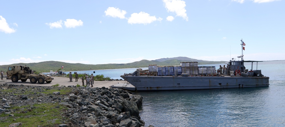 Soldiers Supply Vieques with Food and Water