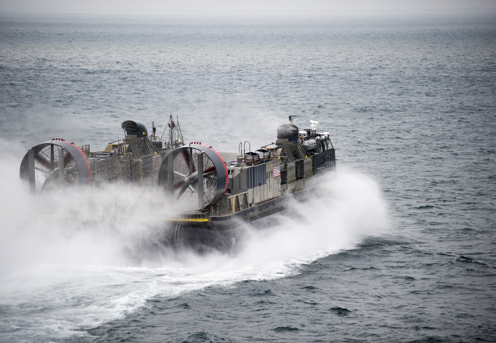 USS Iwo Jima (LHD 7) Conducts Operations at Anchor During Combined COMPTUEX