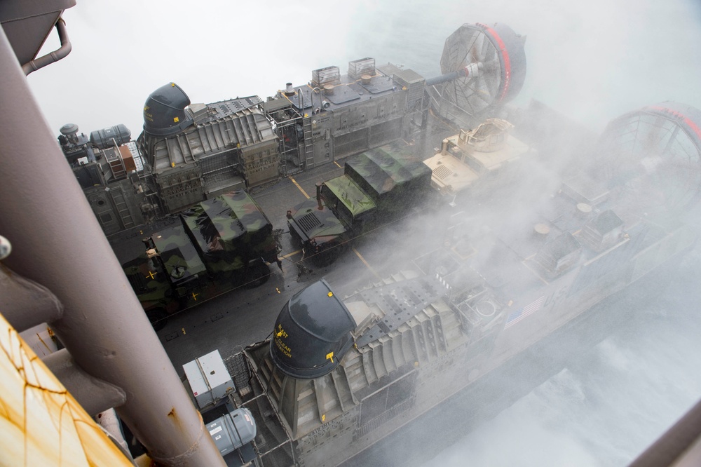 USS Iwo Jima (LHD 7) Conducts Operations at Anchor During Combined COMPTUEX