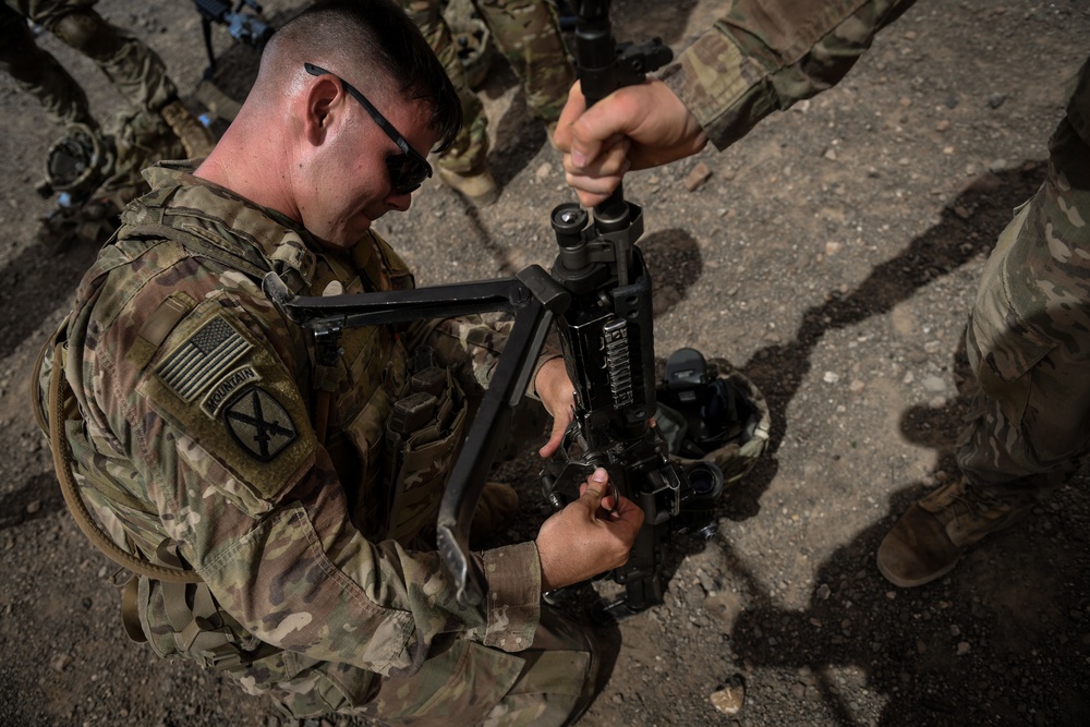 EARF team weapons squads practice bounding movements