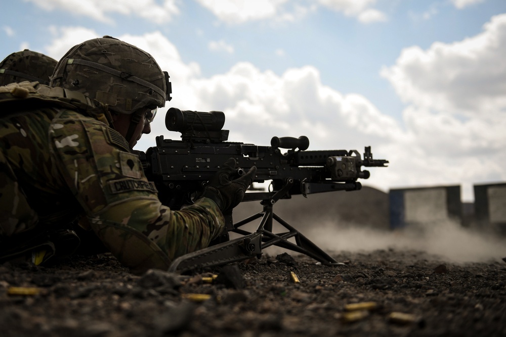 EARF team weapons squads practice bounding movements